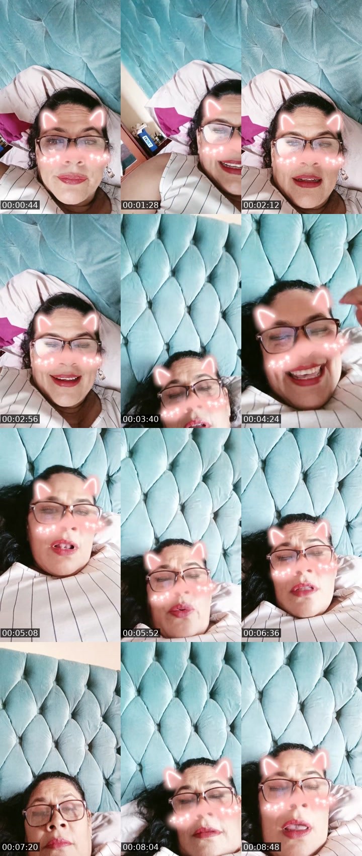Contact-sheet preview of Raquel23's Liveme recording