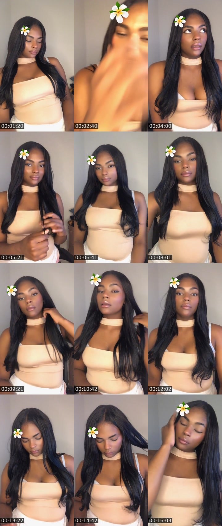 Contact-sheet preview of 🌐✨Lady nior✨🌐's Liveme recording