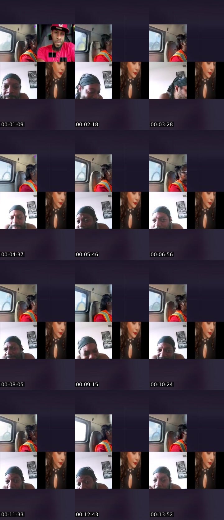 Contact-sheet preview of 🖤🩷Nezuko🩷🖤's Liveme recording