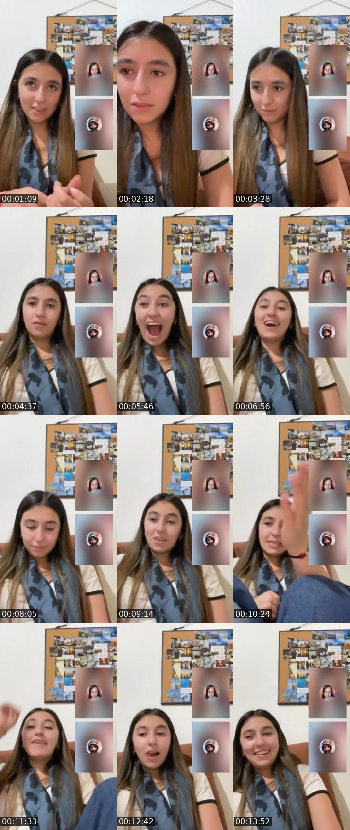 Contact-sheet preview of ✨👑50kLula👑's Liveme recording