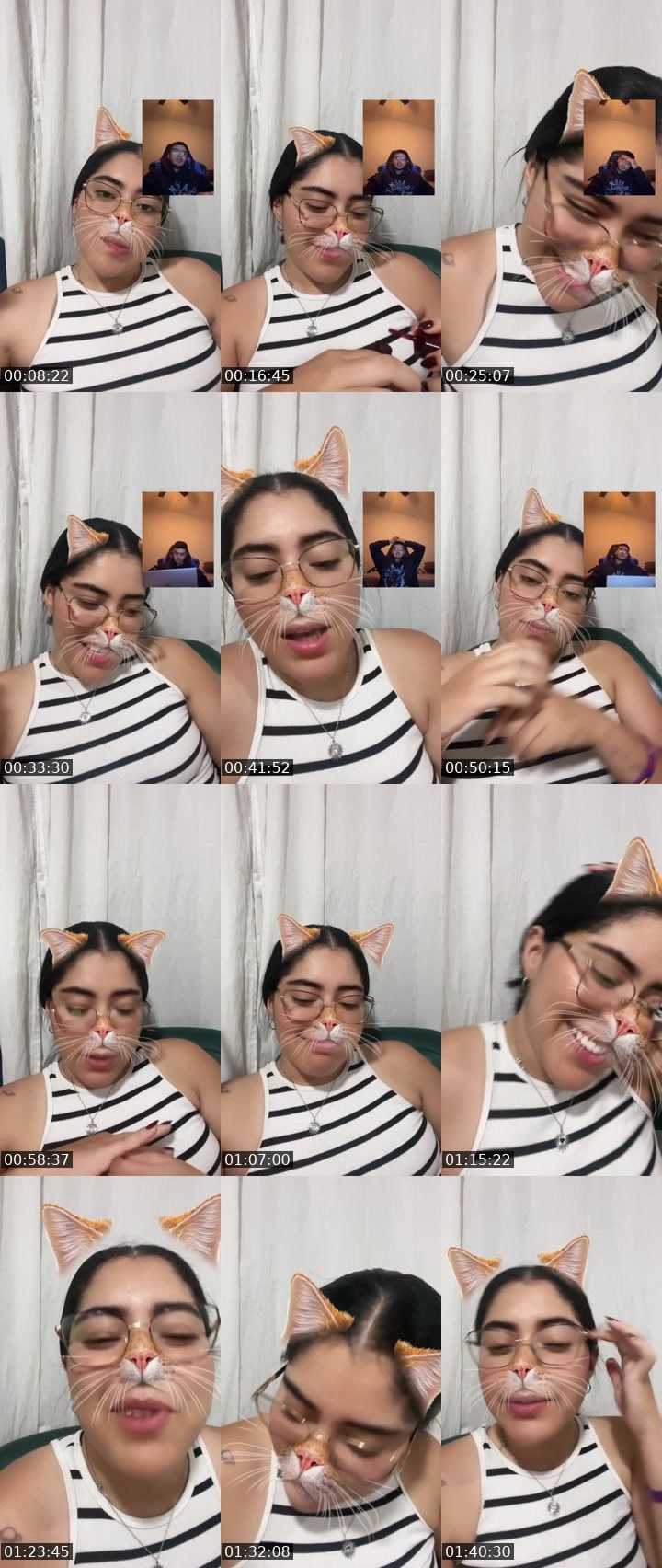 Contact-sheet preview of 𝓝𝓲𝓬𝓸𝓵𝓮🤎✨'s Liveme recording