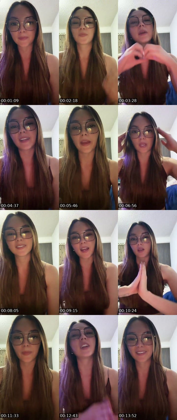 Contact-sheet preview of Annis🌸🪽's Liveme recording