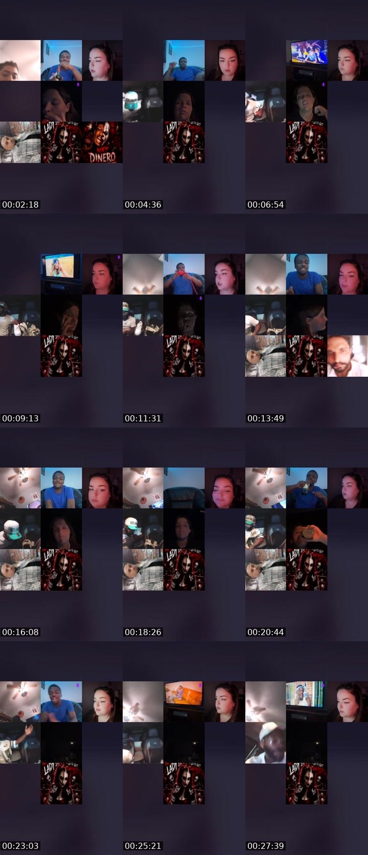 Contact-sheet preview of THICKY08's Liveme recording