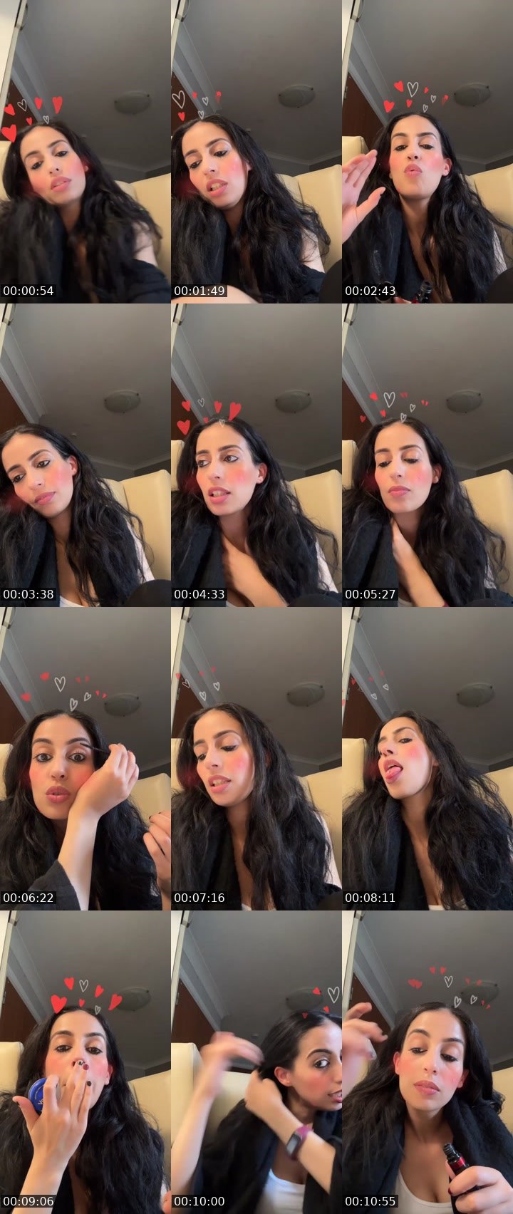 Contact-sheet preview of 𝐌𝐘𝐒𝐓𝐄𝐑𝐘 🐝's Liveme recording