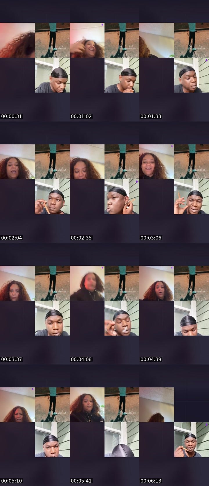 Contact-sheet preview of Softiee🌸's Liveme recording