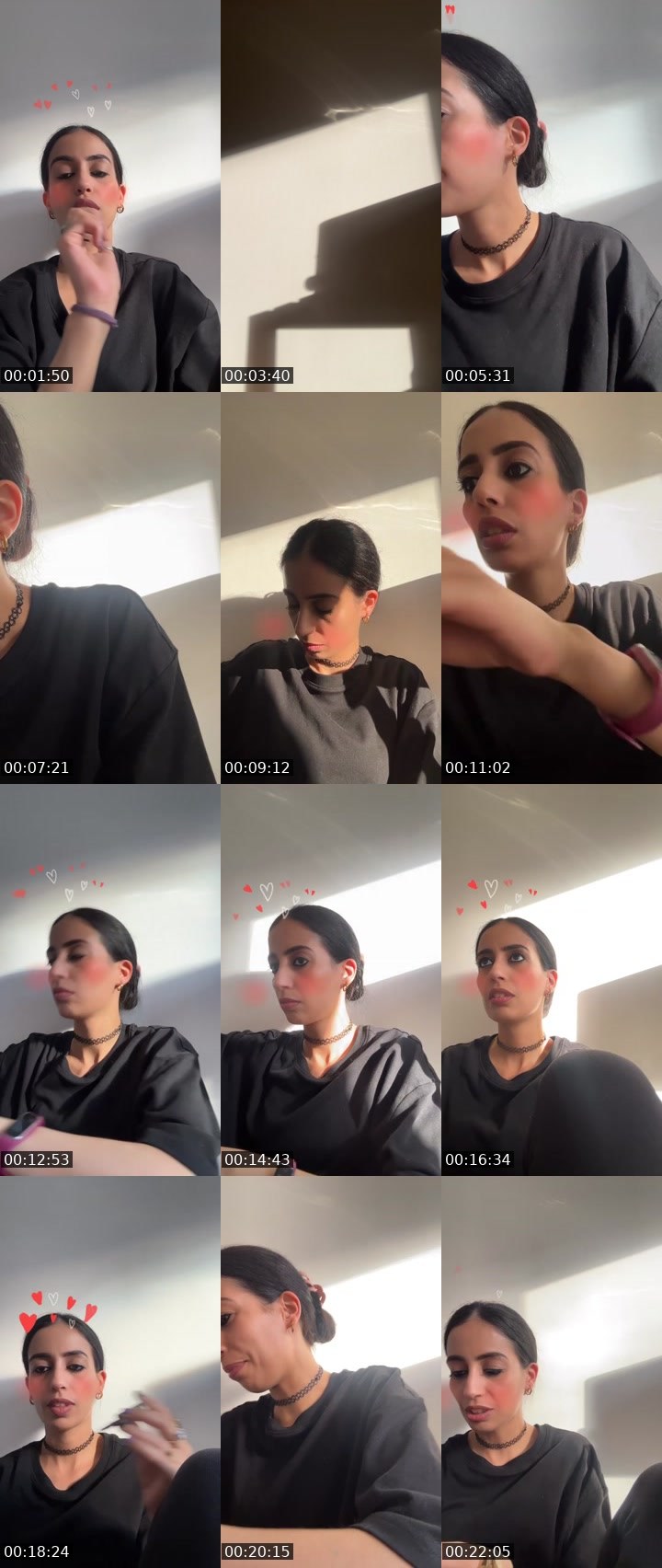 Contact-sheet preview of 𝐌𝐘𝐒𝐓𝐄𝐑𝐘 🐝's Liveme recording