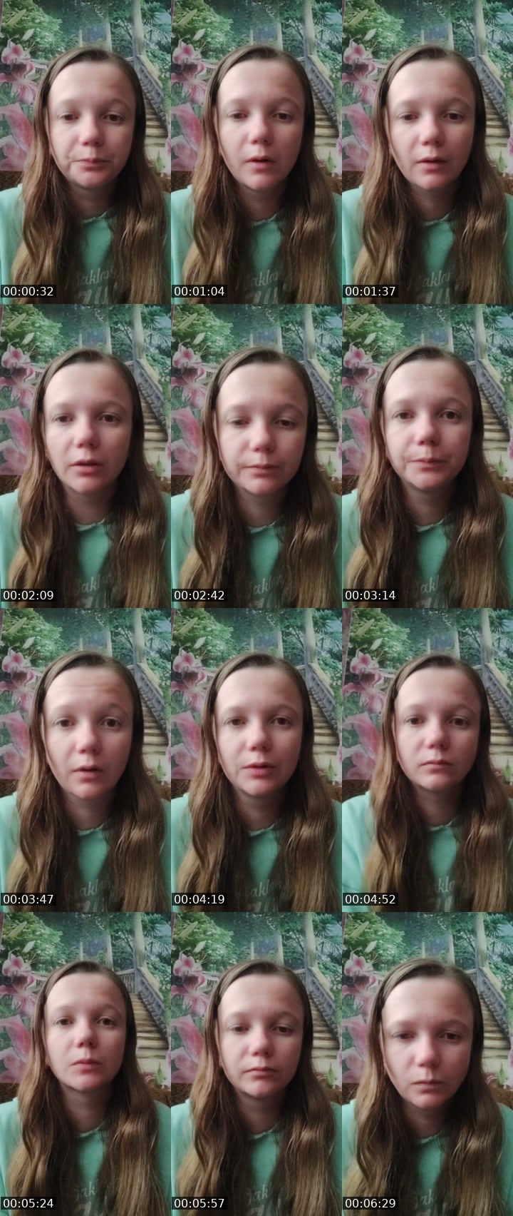 Contact-sheet preview of Businka ❤️'s Liveme recording
