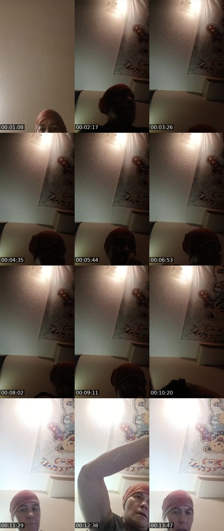 Contact-sheet preview of M Ripp's Liveme recording