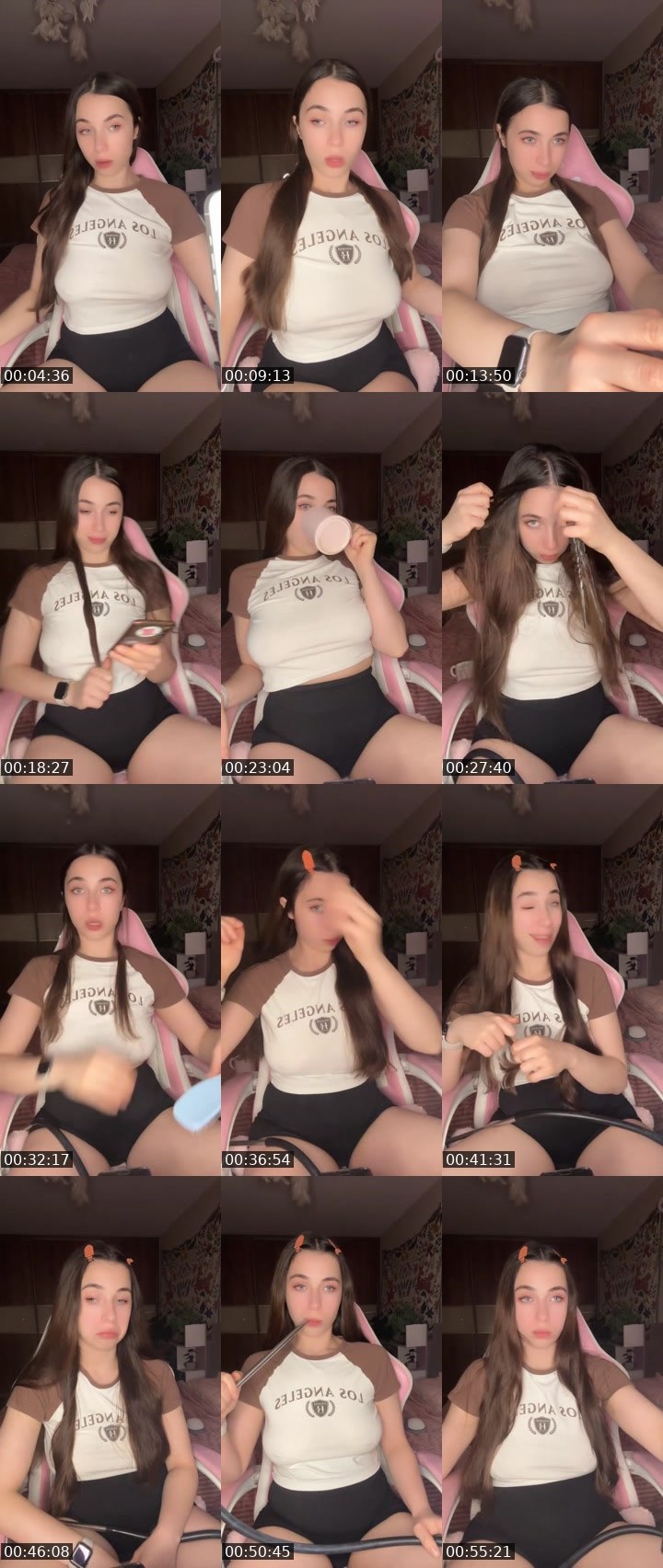 Contact-sheet preview of 👑SillyGoose 🪿's Liveme recording