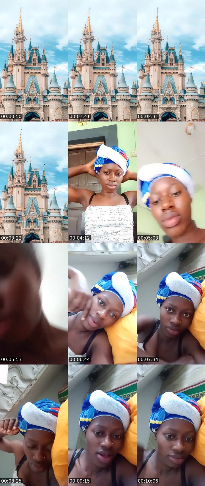 Contact-sheet preview of bhagyamelish🎯's Liveme recording