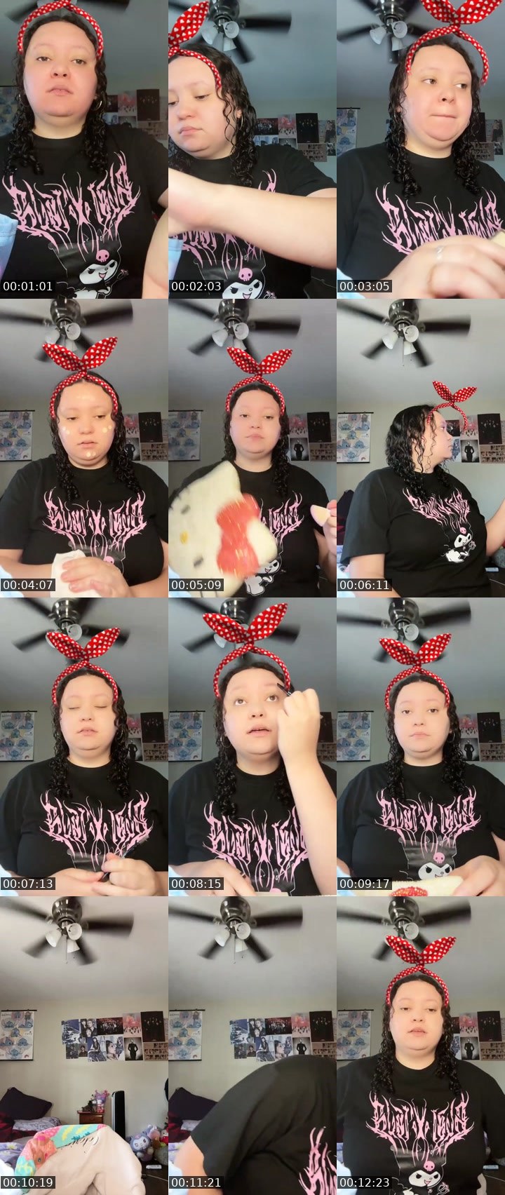 Contact-sheet preview of 💗💐Paigeee💐💗's Liveme recording