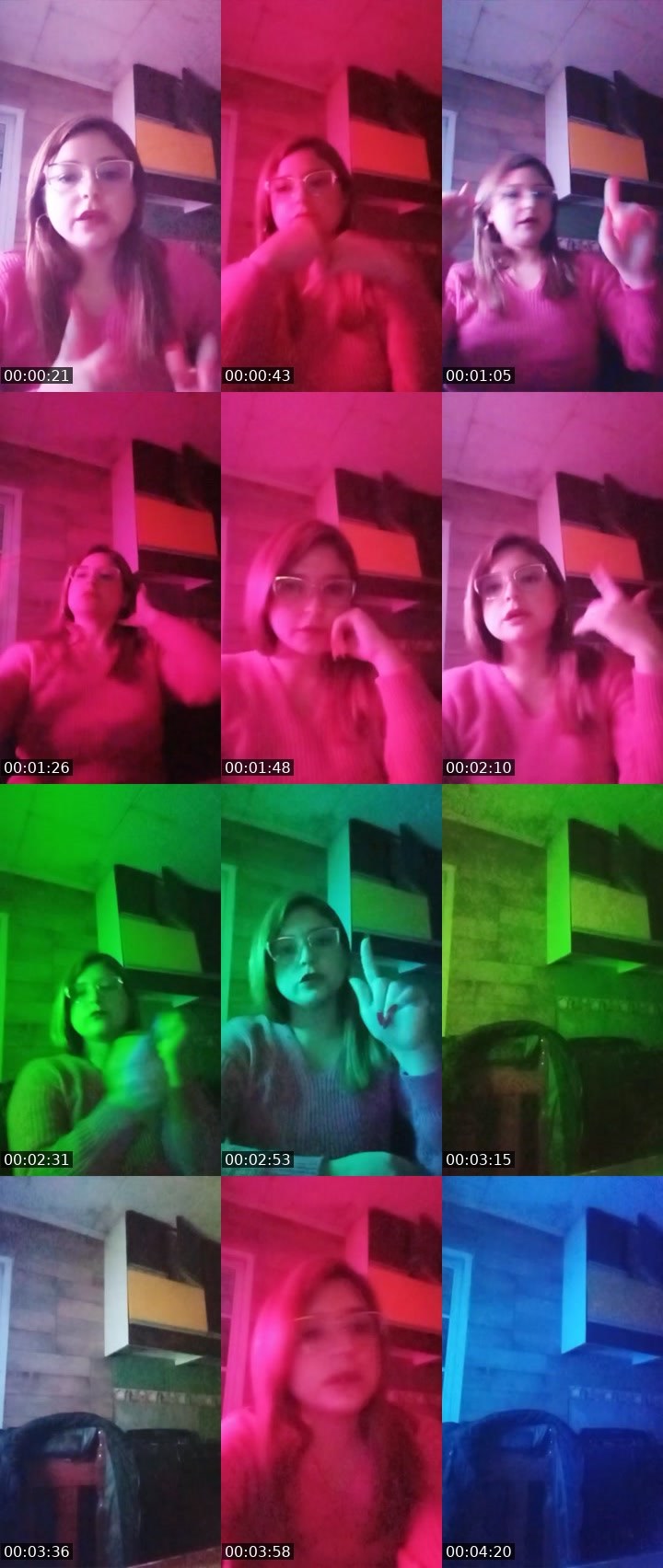 Contact-sheet preview of Sofíii 🪩's Liveme recording