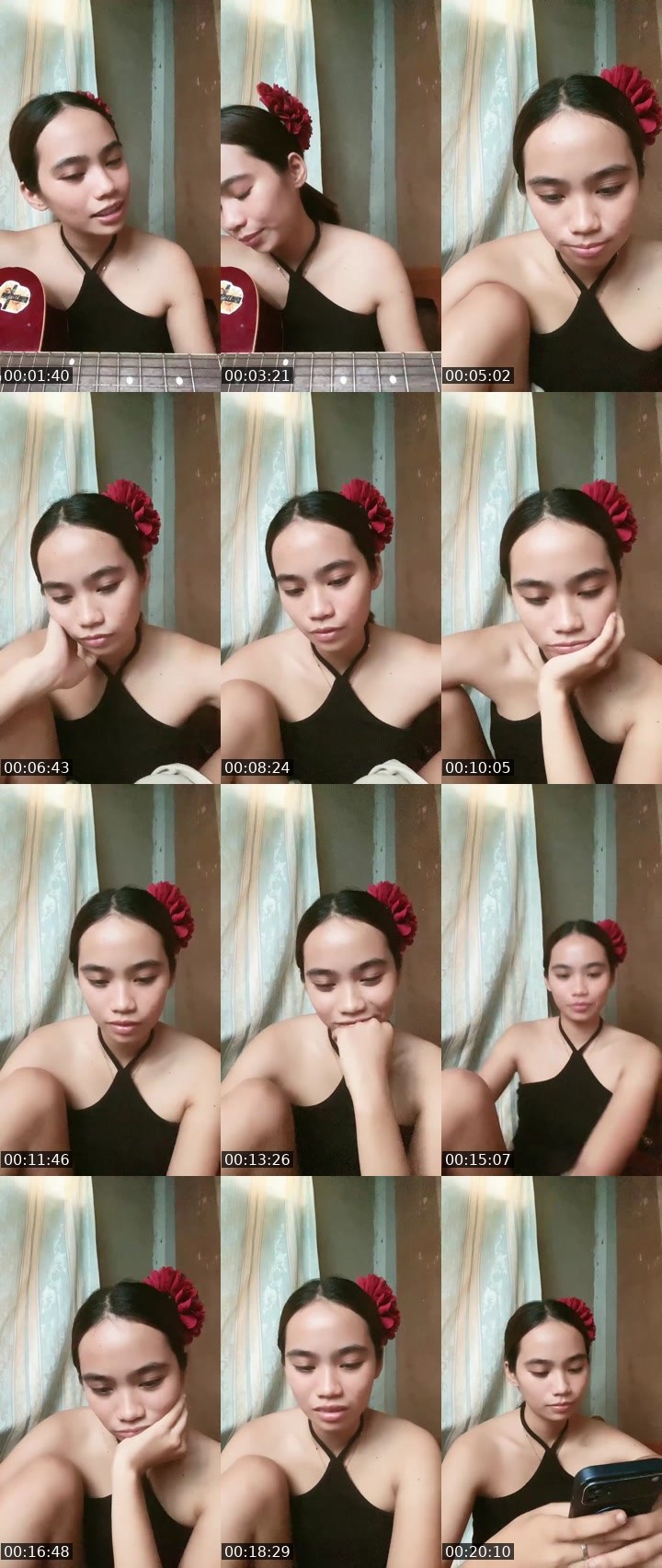 Contact-sheet preview of 👸Zeia🧚📚's Liveme recording