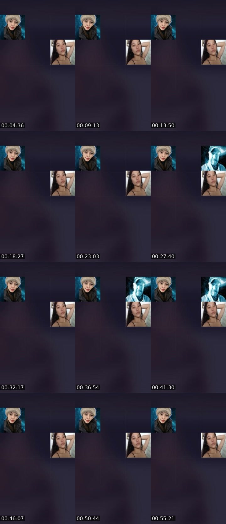 Contact-sheet preview of ☝️💙Queen_mc🍸🫧's Liveme recording