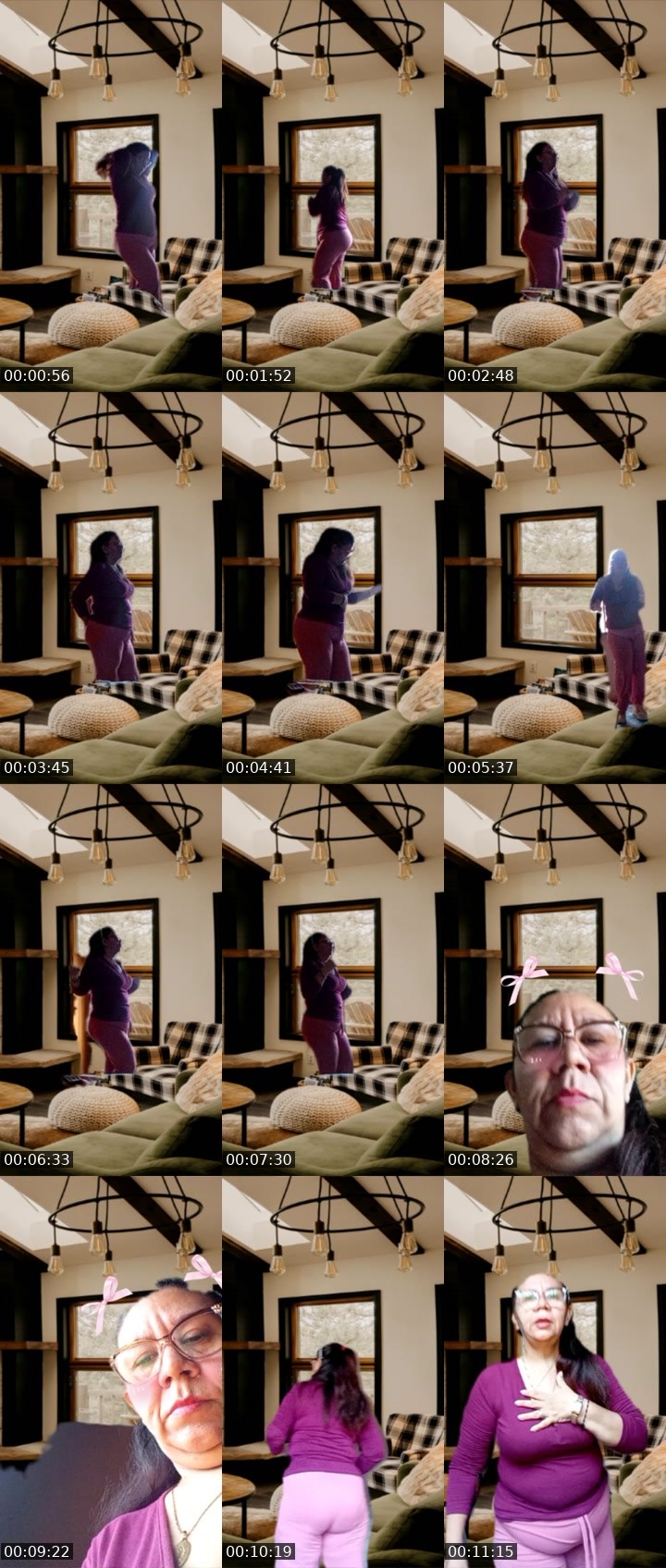 Contact-sheet preview of 🌈𝑨NABELLA🏧's Liveme recording