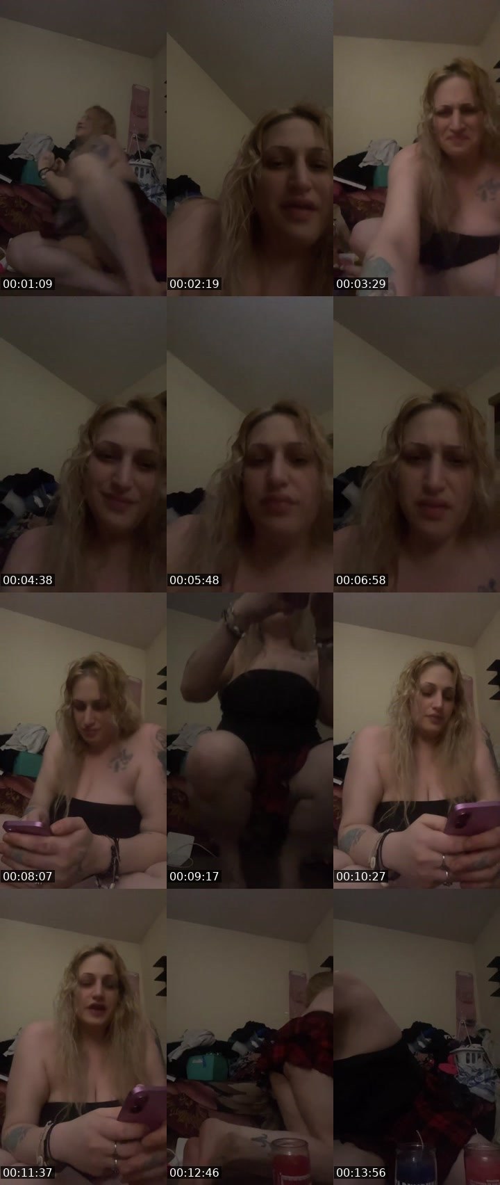 Contact-sheet preview of Allura's Liveme recording