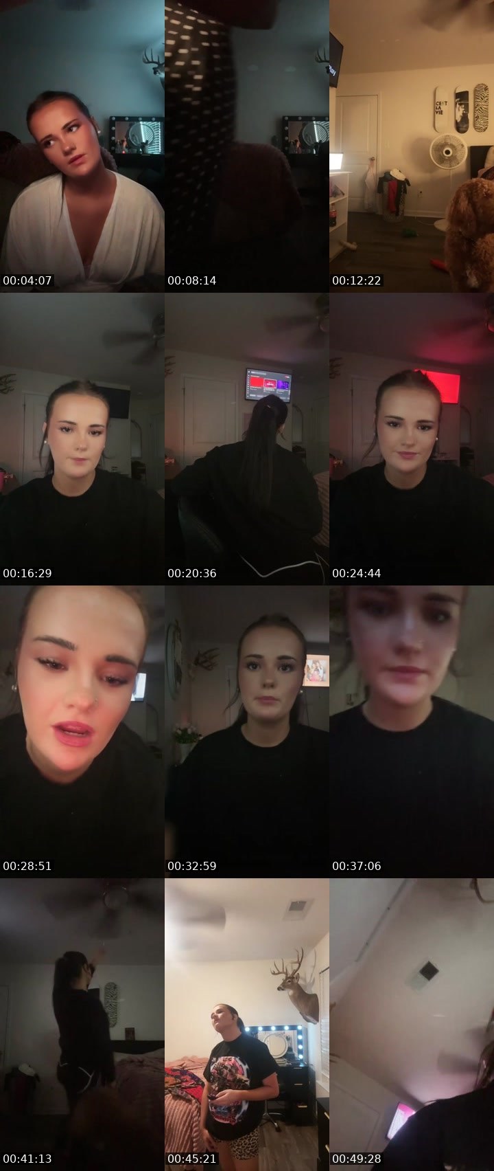 Contact-sheet preview of Chloeepaigeh's Liveme recording