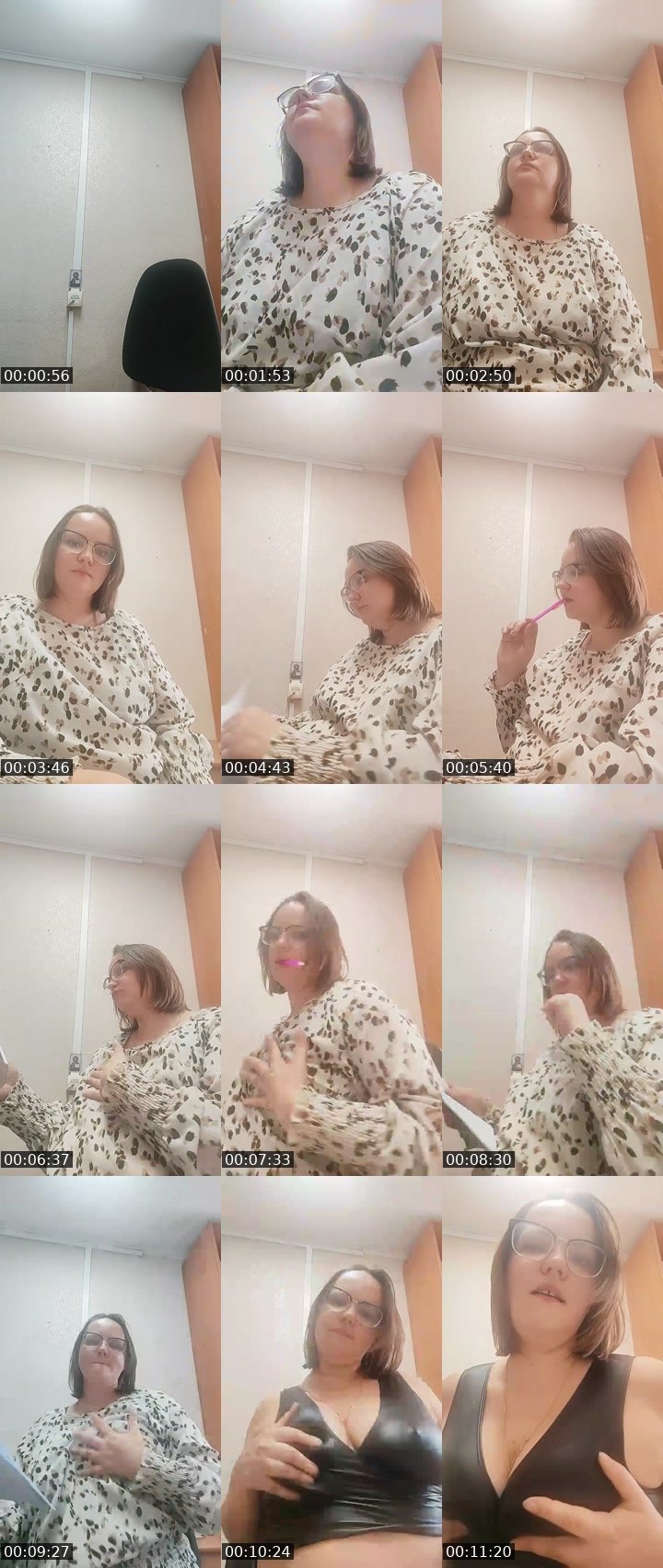 Contact-sheet preview of 🖤 HollyWay🖤's Liveme recording