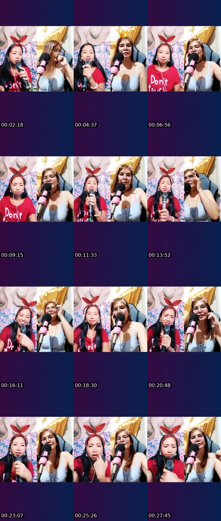 Contact-sheet preview of 🧸ⒺⓁⓉ Esmie NP's Liveme recording