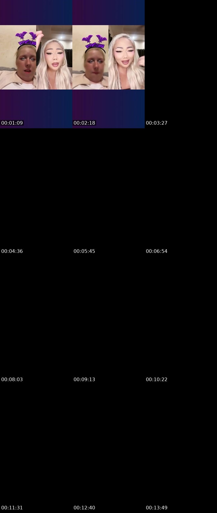 Contact-sheet preview of Katrina33's Liveme recording
