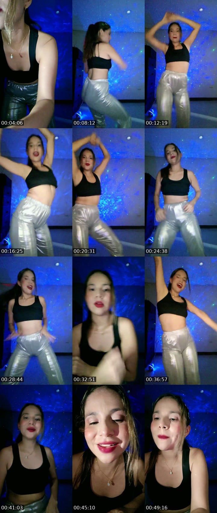 Contact-sheet preview of 😈F🪩Ⓡever👑's Liveme recording