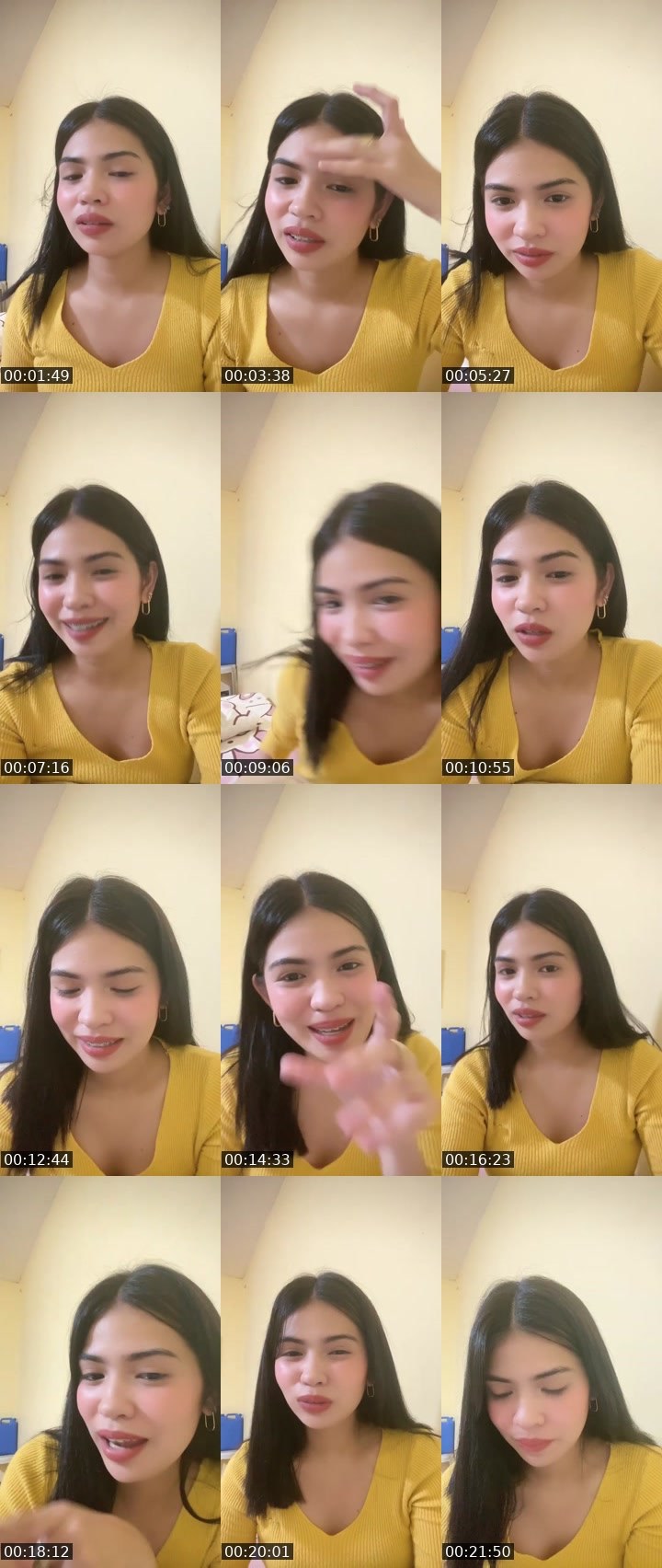 Contact-sheet preview of 👸Athenaa🦋's Liveme recording