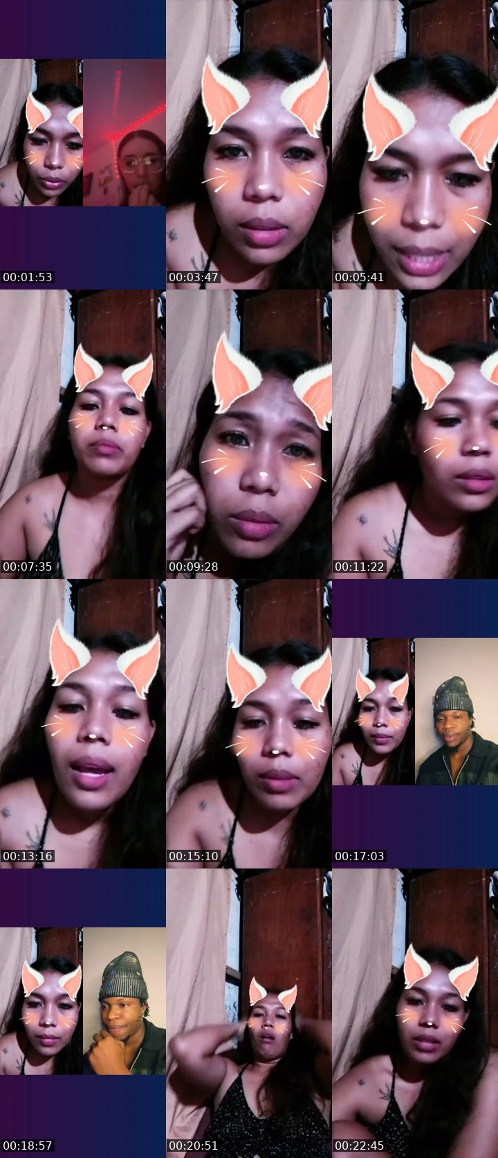 Contact-sheet preview of 🫅Sofia🧚's Liveme recording