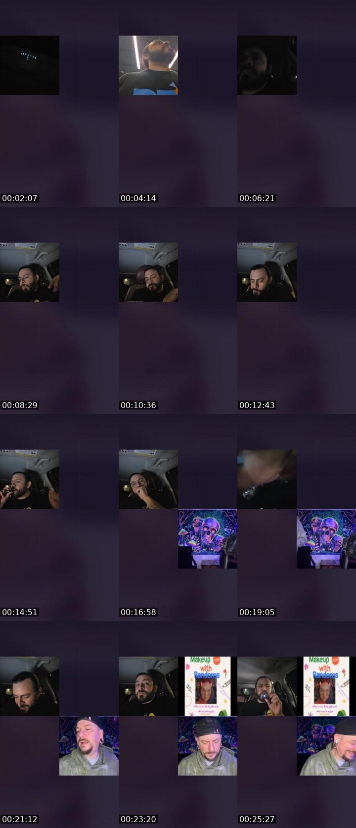 Contact-sheet preview of 𝕃ucas 𝕊corpio's Liveme recording