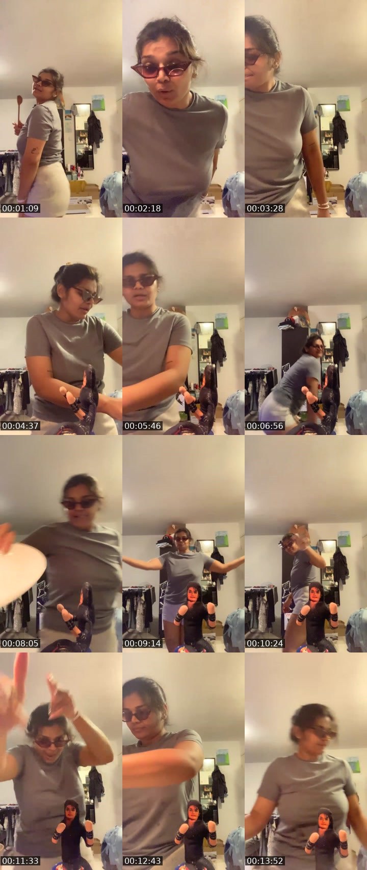 Contact-sheet preview of Sensibizz 🍀🍪's Liveme recording