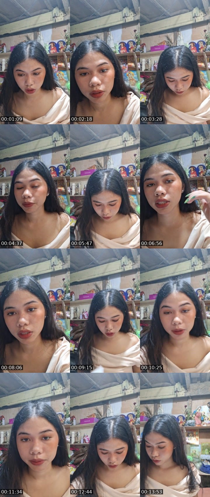 Contact-sheet preview of 👸ALEAH🌼's Liveme recording
