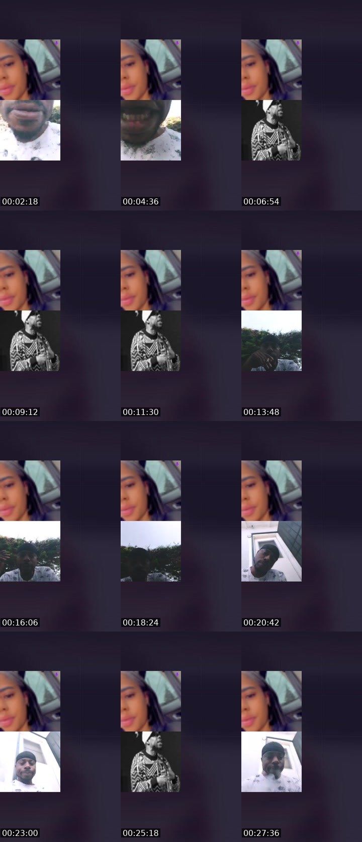 Contact-sheet preview of ǝʞoɯSפq⅄✌🏽's Liveme recording
