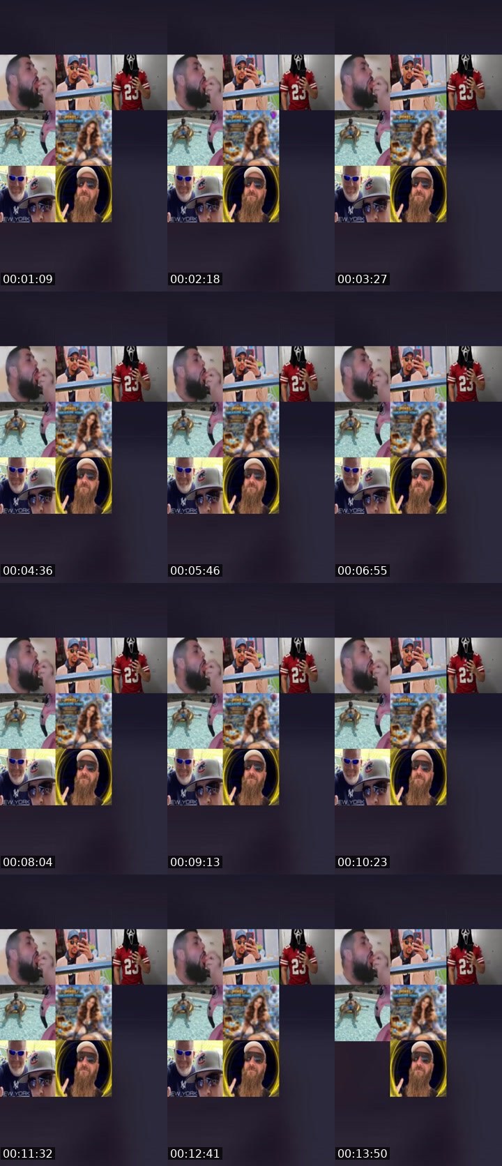 Contact-sheet preview of Nastya🦊FOX's Liveme recording