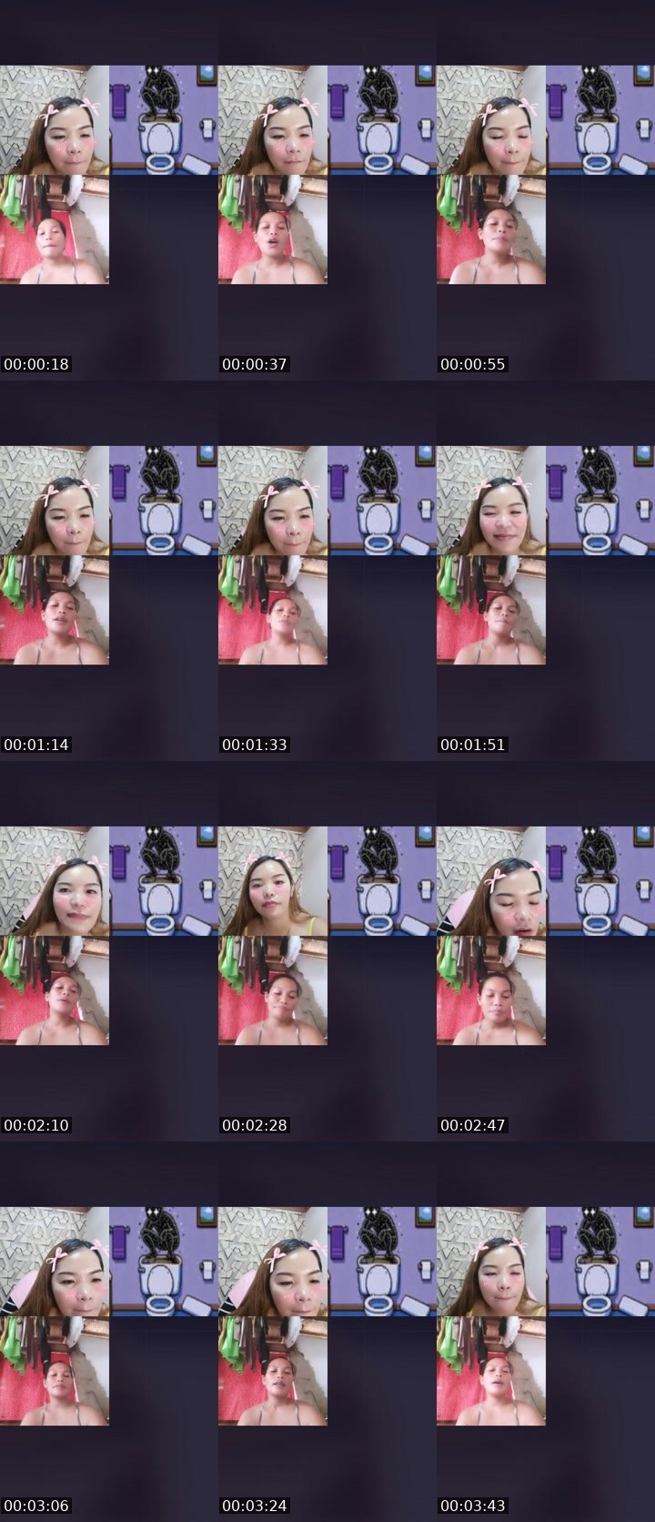 Contact-sheet preview of 🥨🌶JULZ28 🍀's Liveme recording