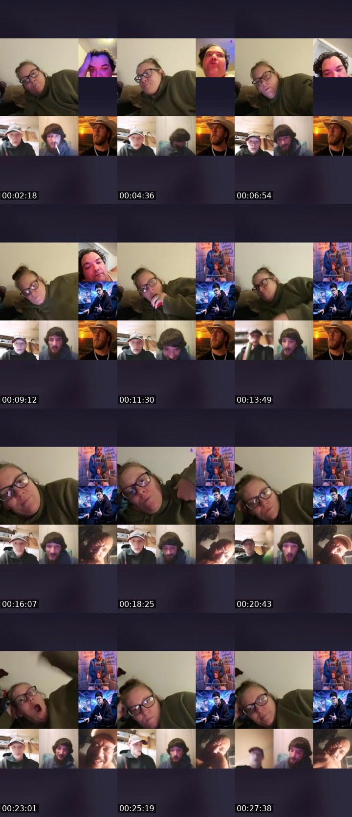 Contact-sheet preview of 🩵MamaAstro💨 𝑩𝑴𝑨's Liveme recording
