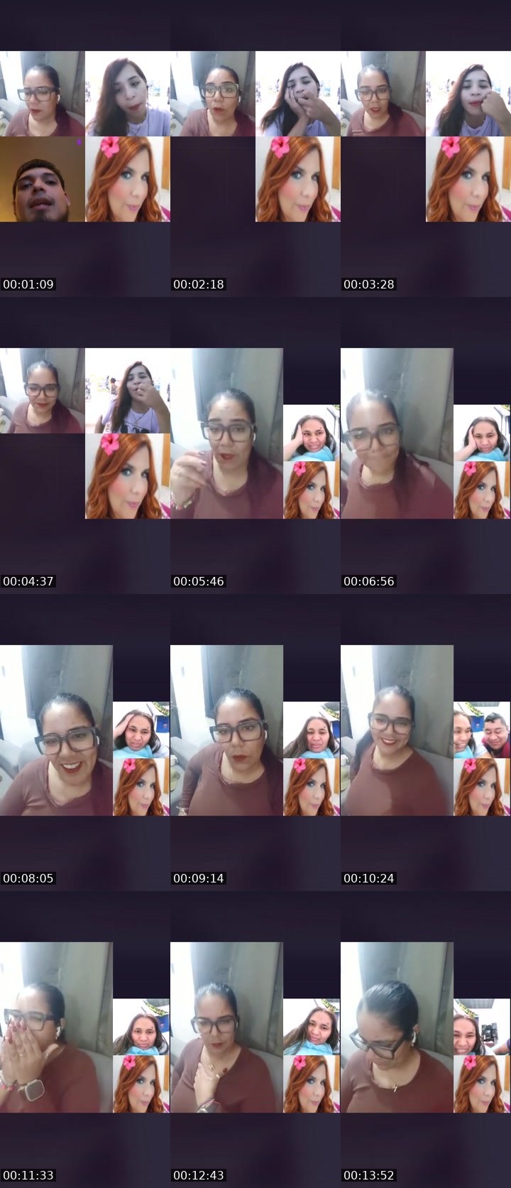 Contact-sheet preview of 🪷♦️Arena26🛡's Liveme recording