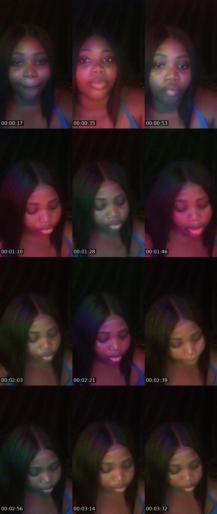 Contact-sheet preview of 🍭𝕀𝕒𝕞𝕄𝕚𝕣𝕒𝕙🤎's Liveme recording
