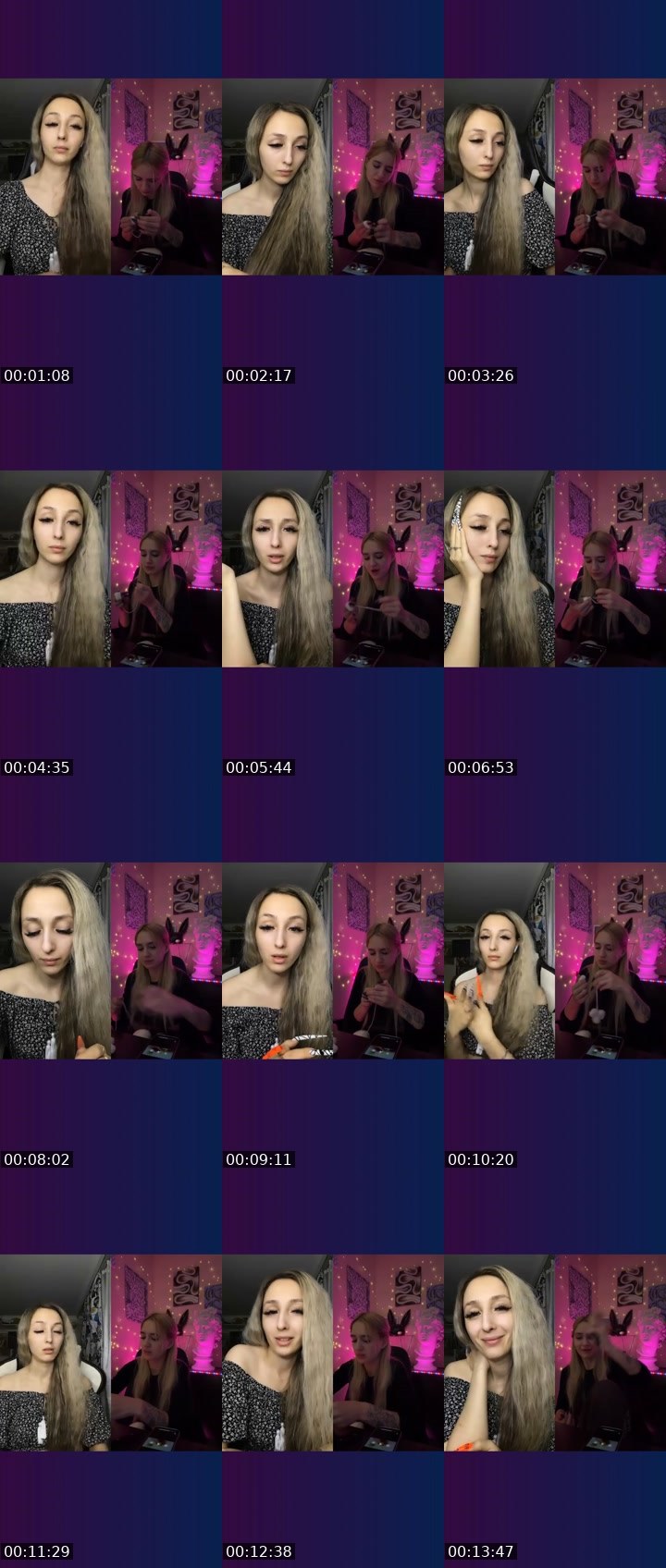Contact-sheet preview of 🐺ŞKAŃÐI🐺's Liveme recording