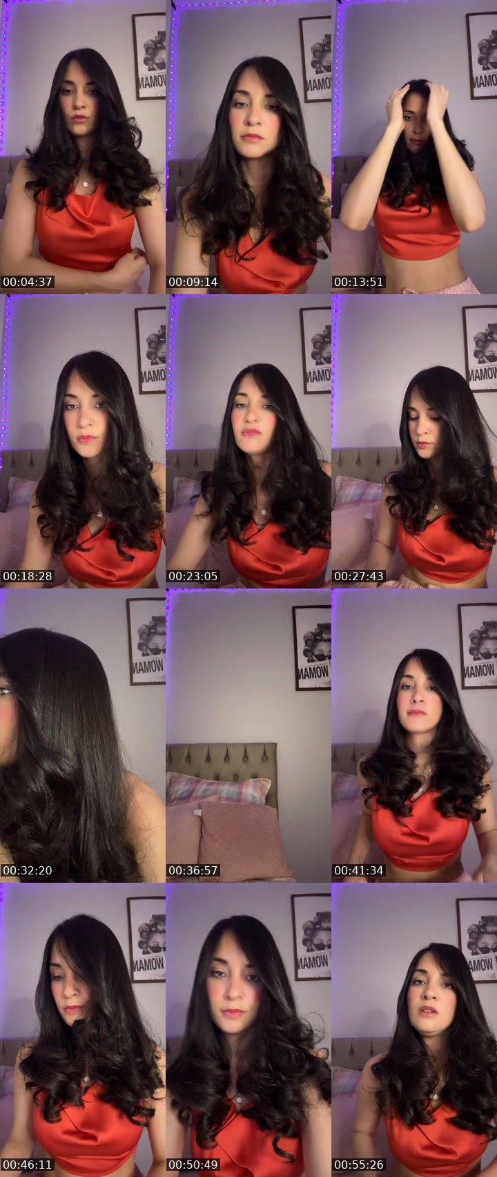 Contact-sheet preview of 🫧🐆Mandy 🧸✨'s Liveme recording