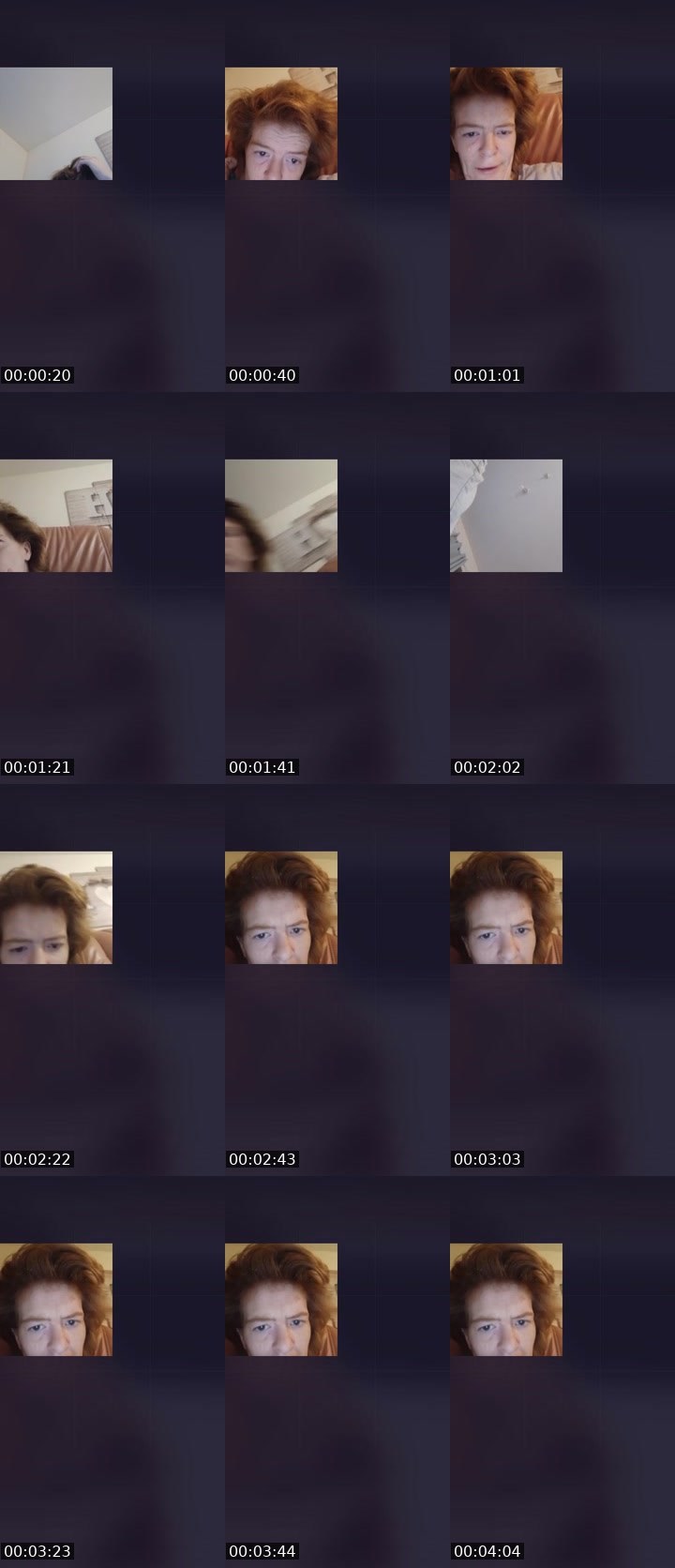 Contact-sheet preview of little miss red's Liveme recording