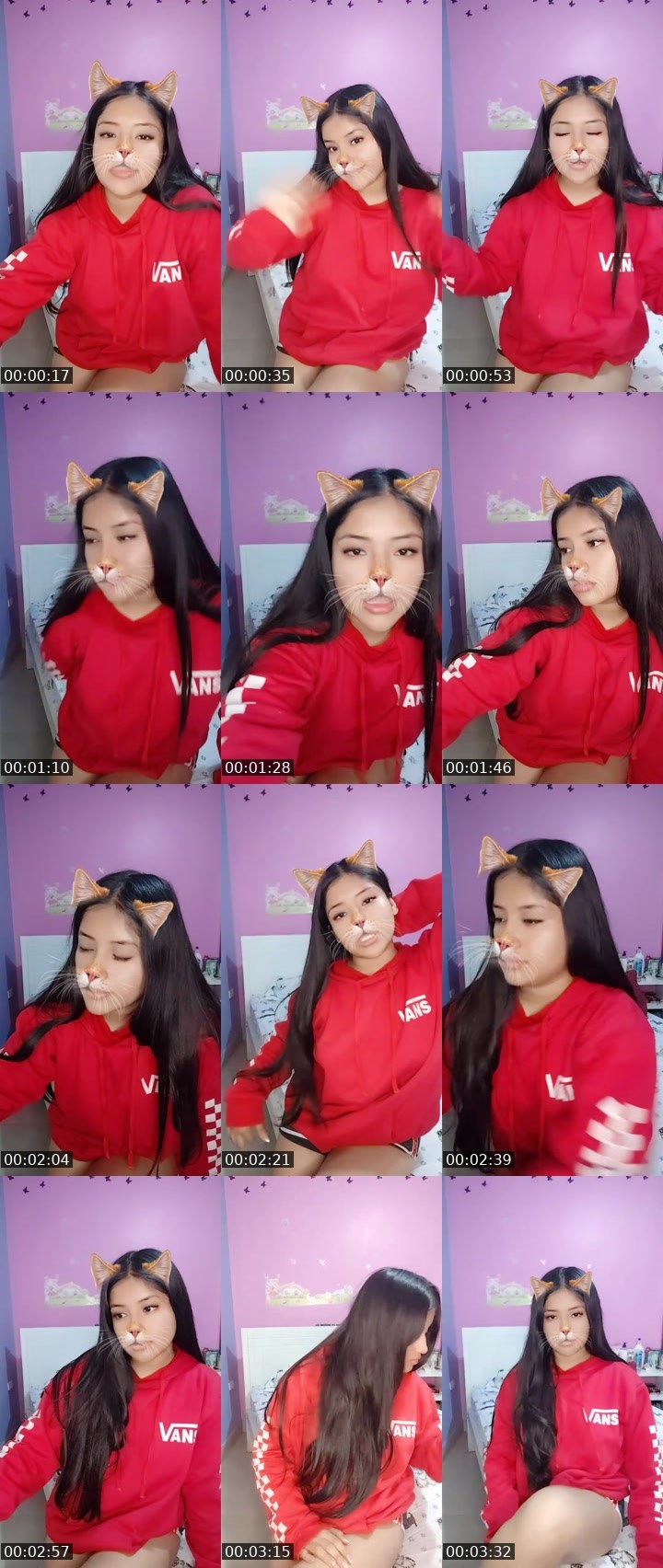 Contact-sheet preview of 🫧Cassy's Liveme recording