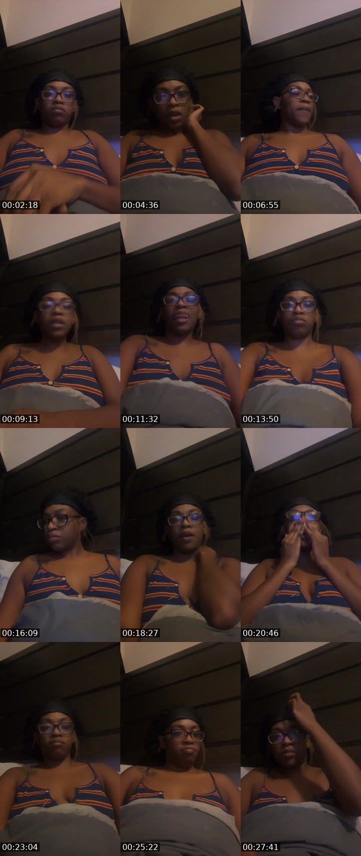 Contact-sheet preview of SanaaTheAriess's Liveme recording