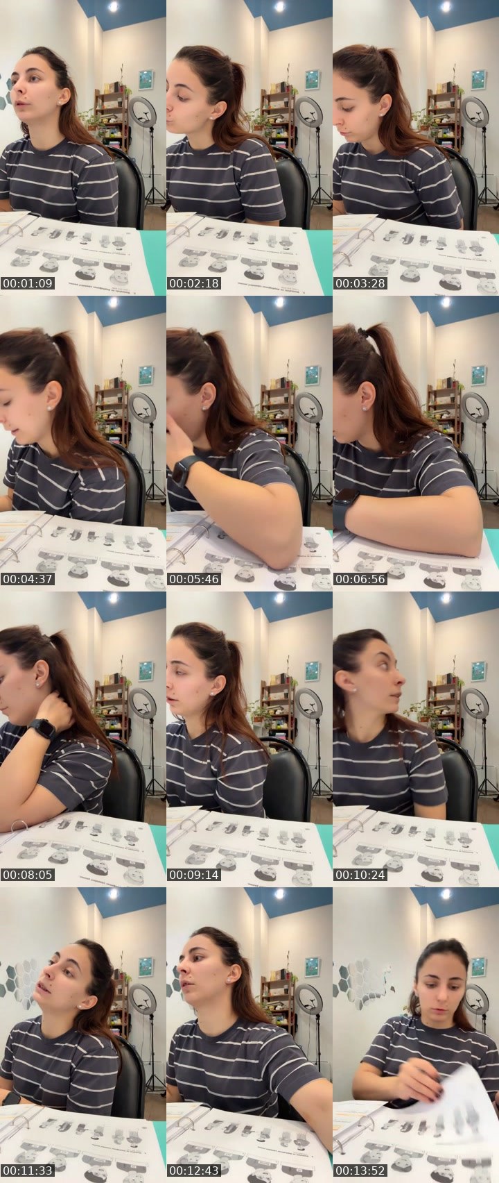 Contact-sheet preview of Zaika🌺's Liveme recording