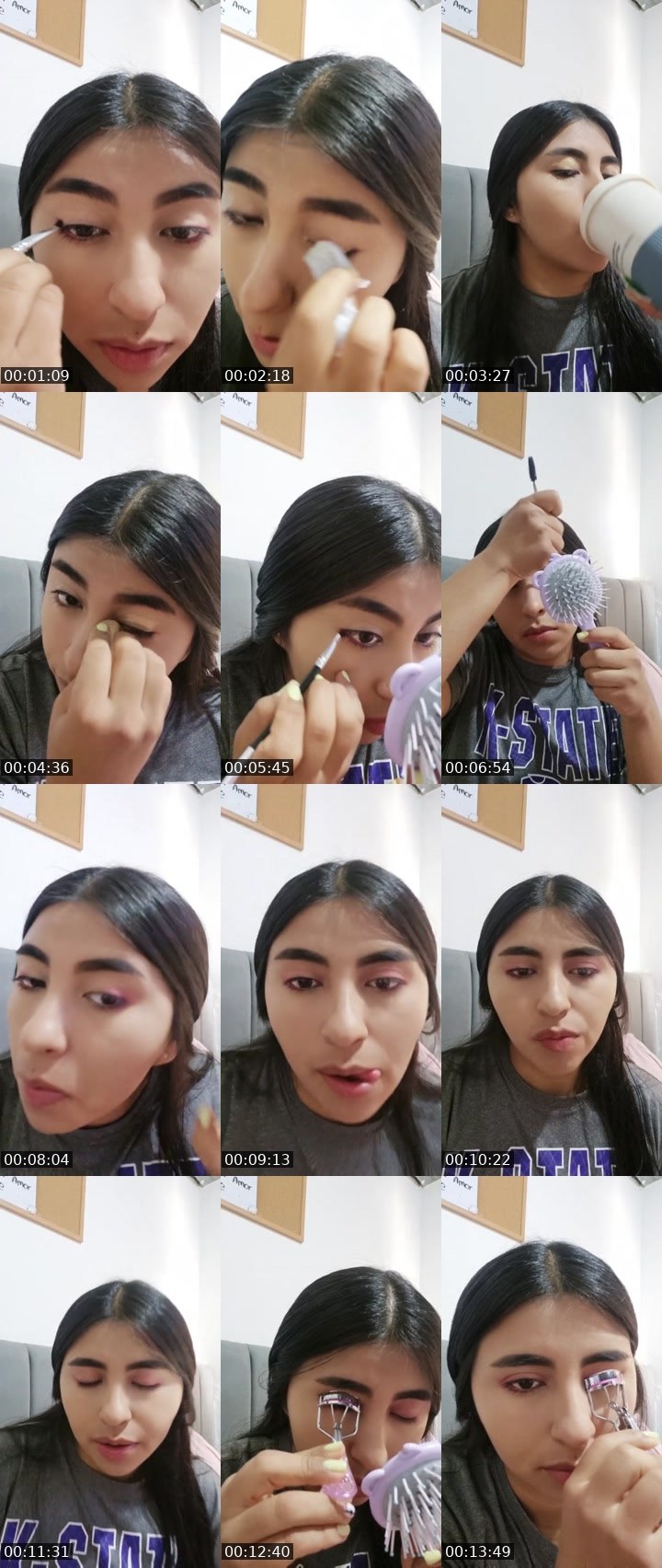 Contact-sheet preview of L u i s a ✨️🌹's Liveme recording