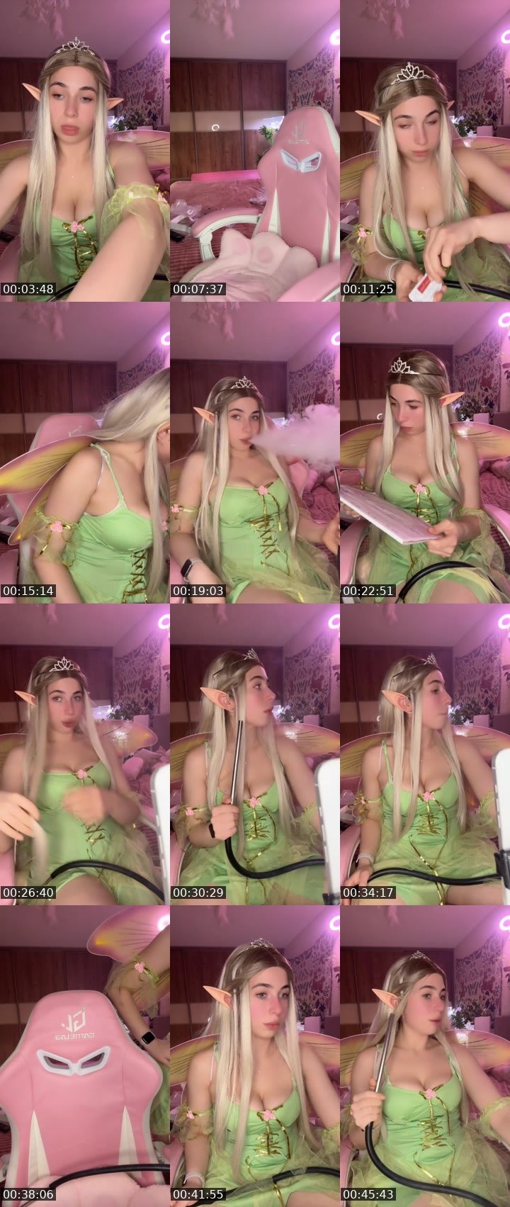 Contact-sheet preview of 👑SillyGoose 🪿's Liveme recording