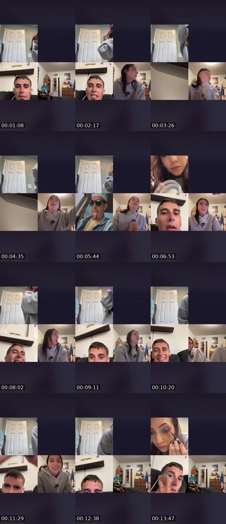 Contact-sheet preview of ѕρ¡¢yѕιв︎χ︎в︎y❀🐦‍🔥's Liveme recording
