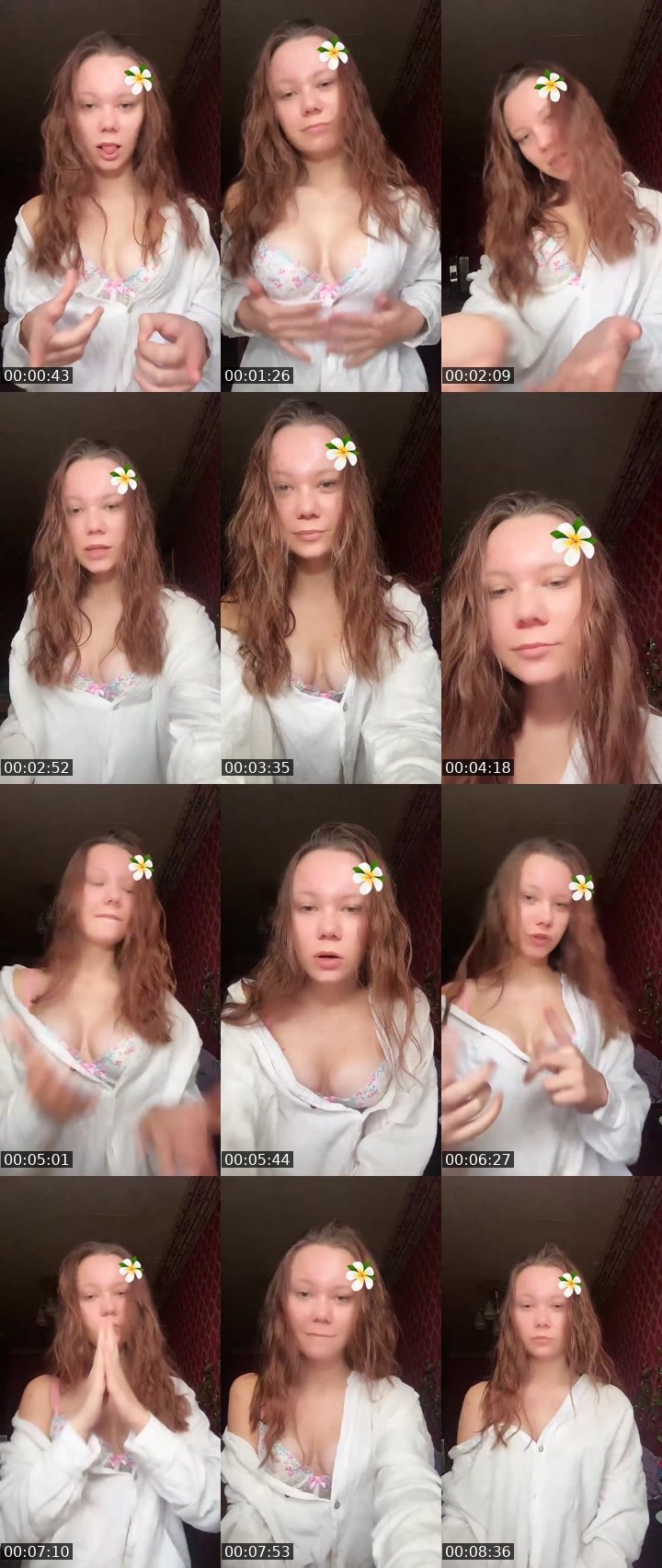 Contact-sheet preview of 🪐 𝐍𝐢𝐤𝐮𝐬𝐲𝐚 🐾's Liveme recording
