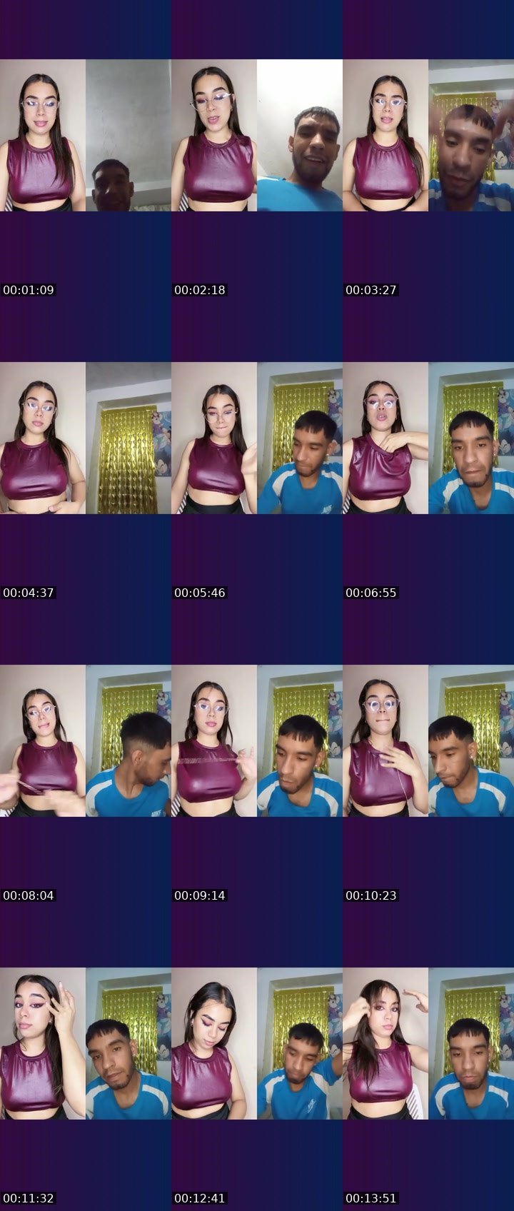 Contact-sheet preview of 🐦‍🔥⃝Andre?'s Liveme recording