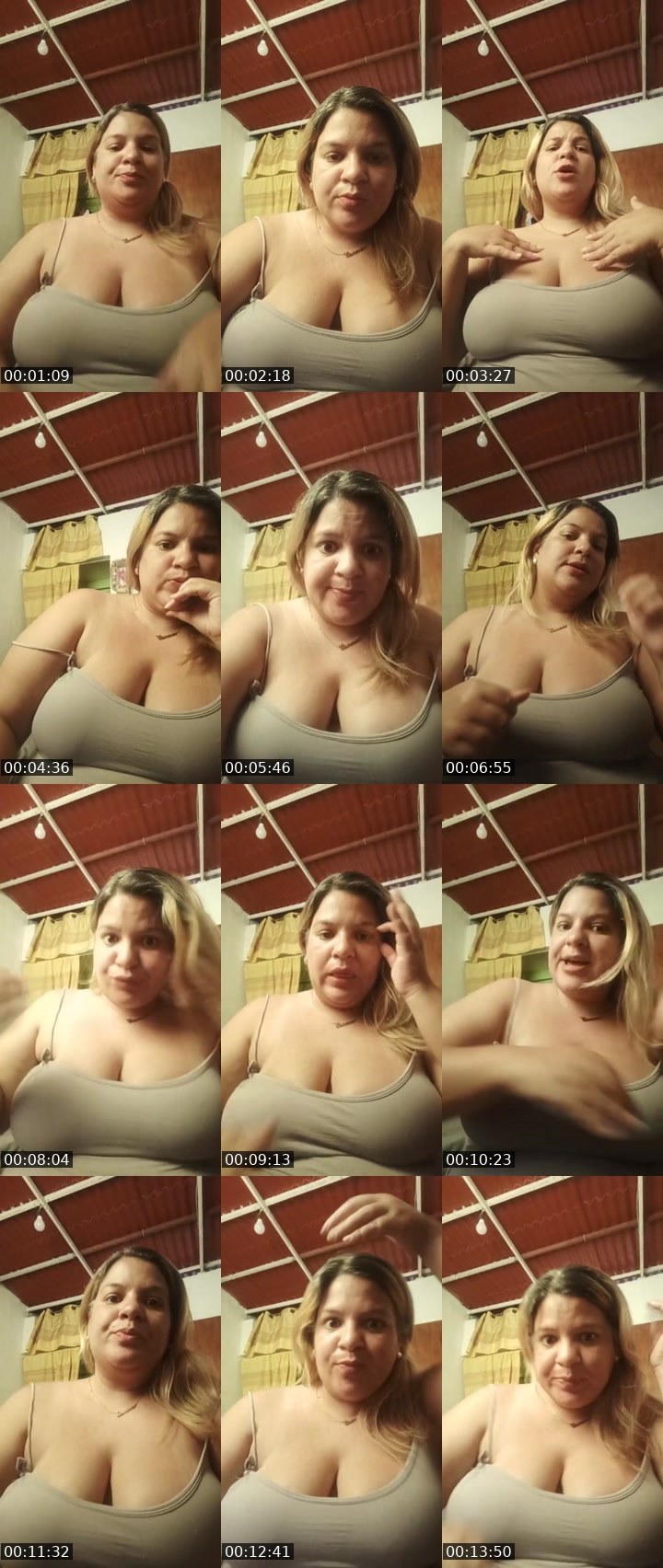 Contact-sheet preview of Bombón🌈's Liveme recording