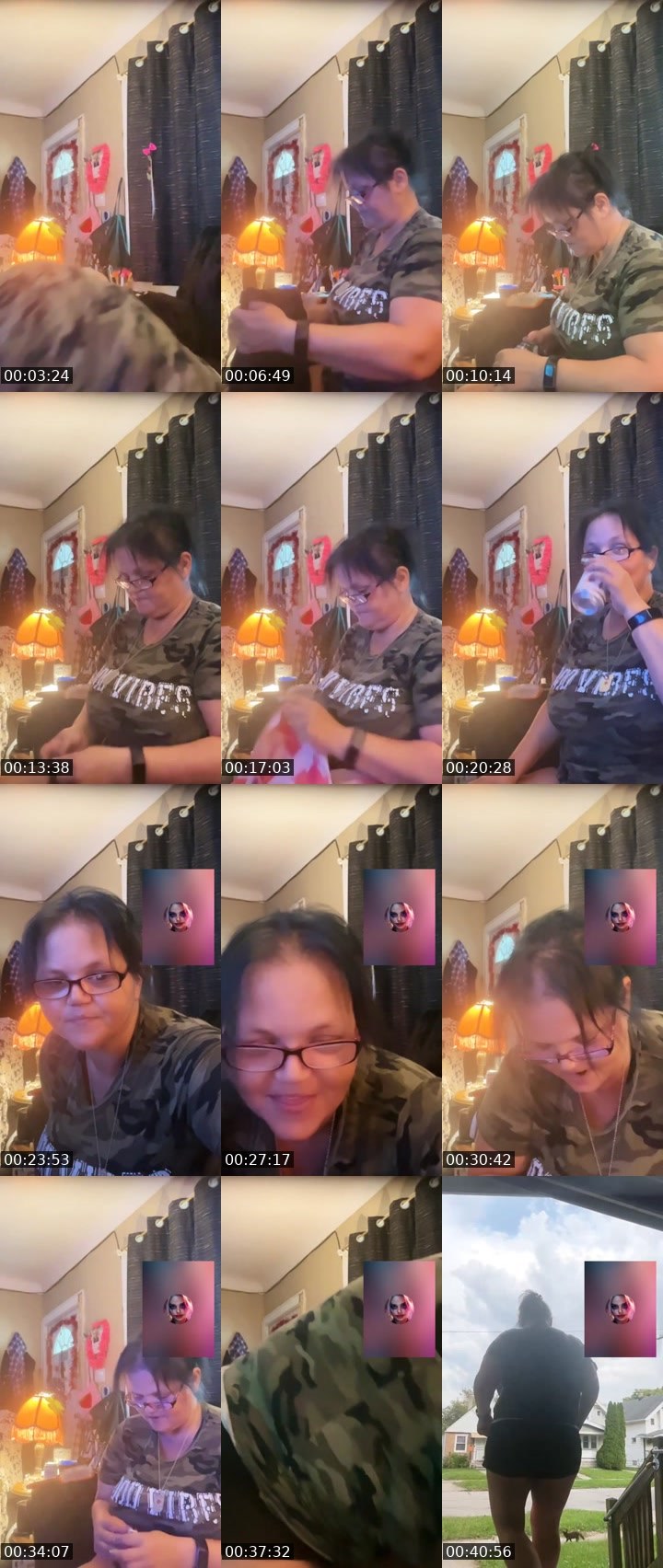 Contact-sheet preview of 🧪Savage F Love🌡️🩸's Liveme recording