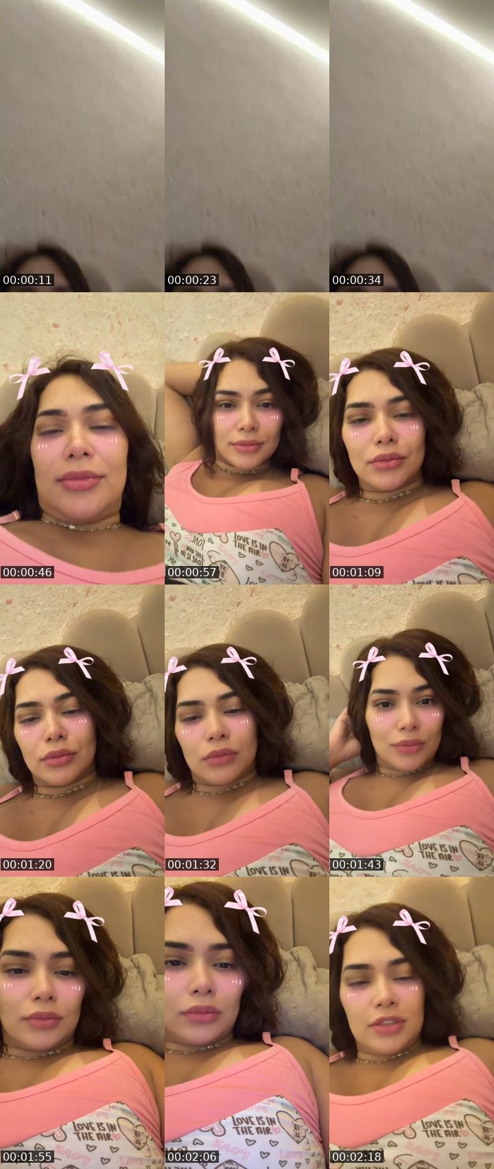 Contact-sheet preview of 🍭Mel🍭 50K's Liveme recording